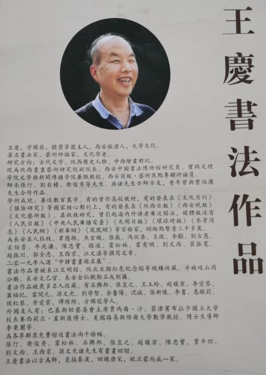 著名书法家艺术评论家王庆先生艺术简介